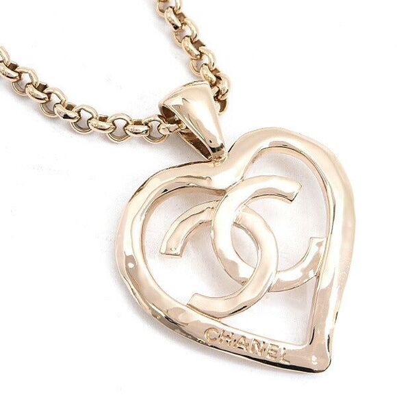 Chanel Coco Mark Heart Long Necklace Necklace - Picture 1 of 6